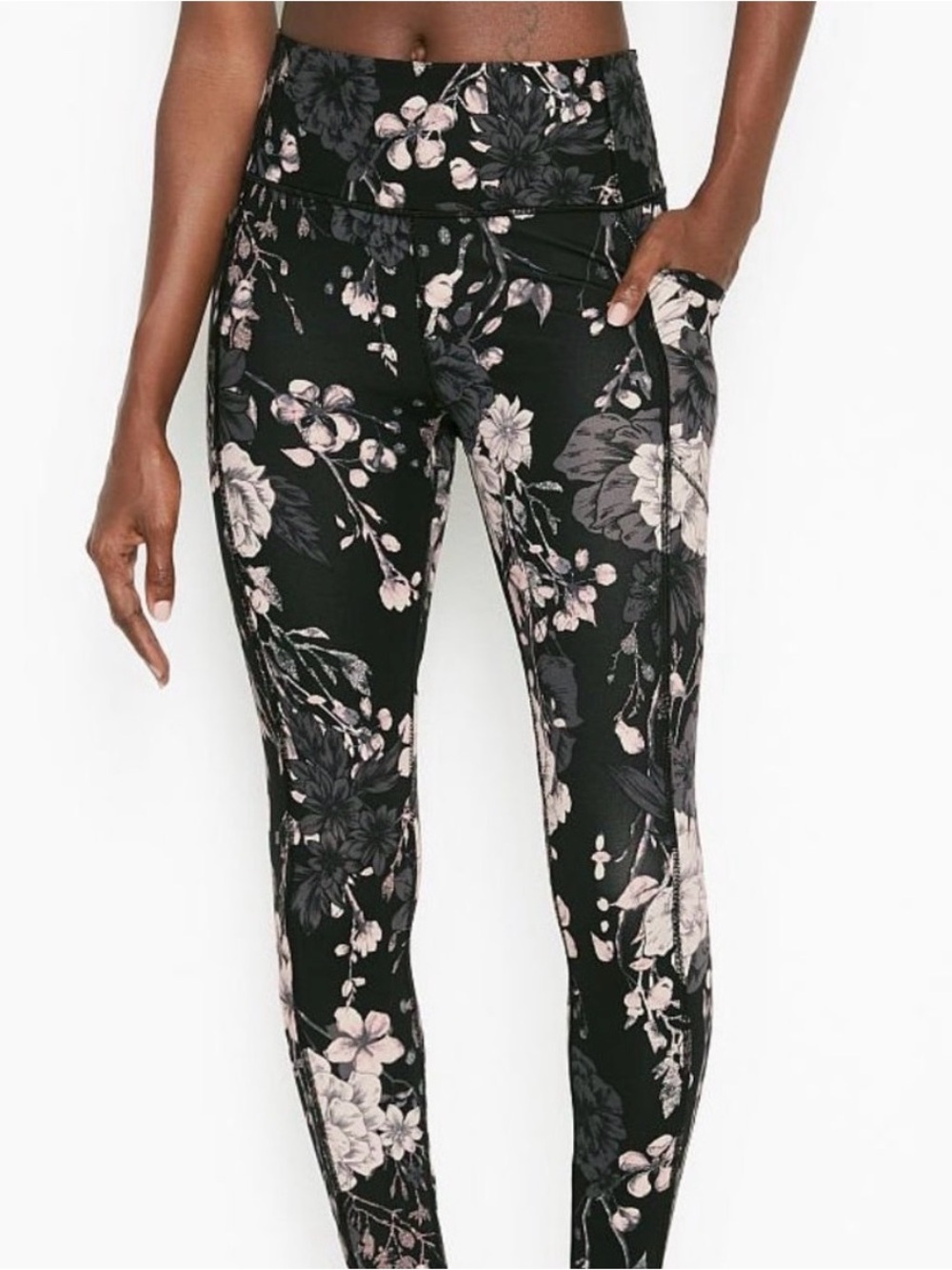 Victoria's Secret Incredible Essential High-Rise Floral Leggings Size 6